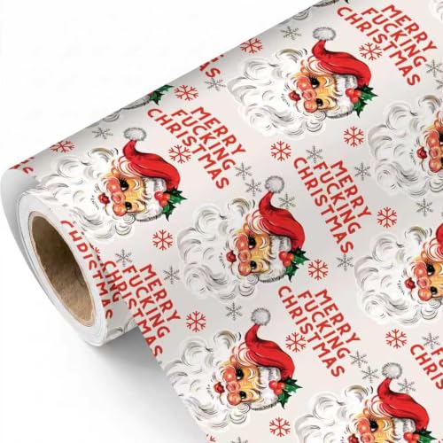 Novelty Christmas Wrapping Paper Roll Deal