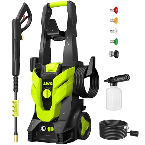 LWQ Pressure Washer with 4 Quick Connect Nozzles