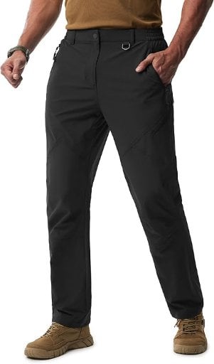 Libin Mens Hiking Quick Dry Stretchy Travel Pants Deal