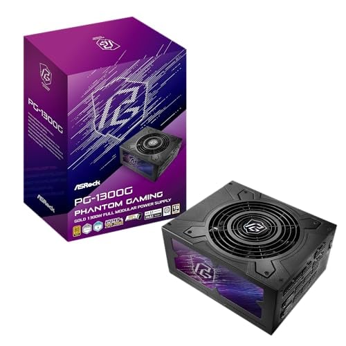 ASRock Phantom Gaming PG-1300G 1300W Fully Modular ATX 3.1 80 Plus Gold Power Supply Deal