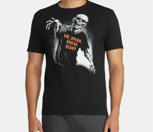 Men's Halloween Zombie Graphic Tee