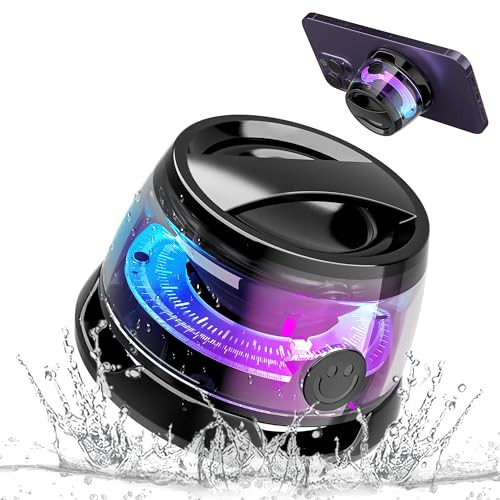 Waterproof Mini Shower Bluetooth Speaker with LED lights