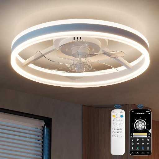 CubiCubi Modern Ceiling Fan 20"
