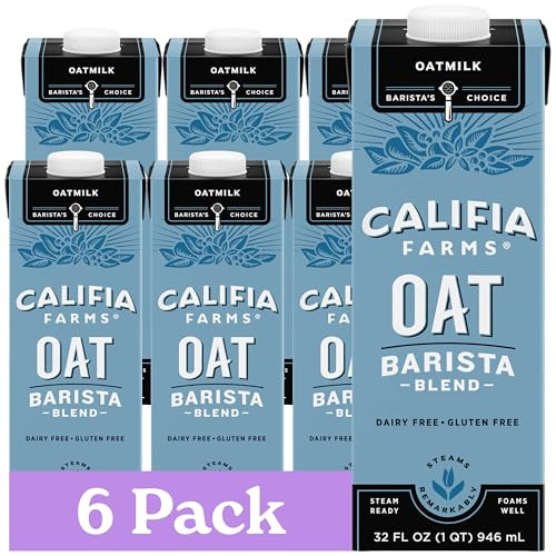 6-Pack 32-Oz Califia Farms Oat Barista Blend Oat Milk