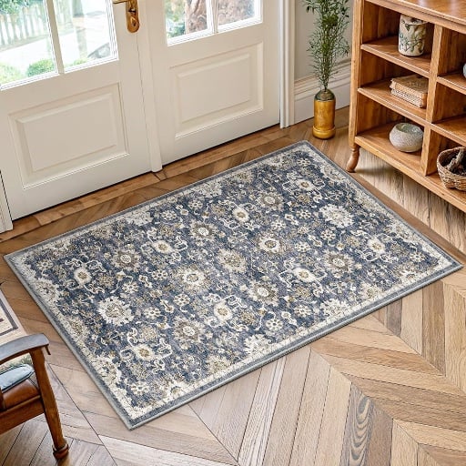 AMADA HOMEFURNISHING 2x4 Washable Area Rug