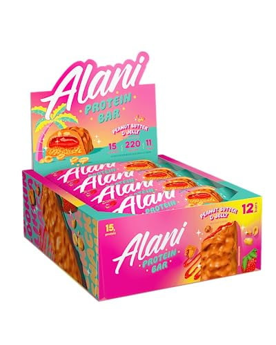 Alani Protein Bars 12-Count (Peanut Butter & Jelly) Deal