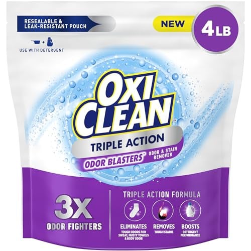 OxiClean Triple Action Odor and Stain Remover Powder 4 lbs