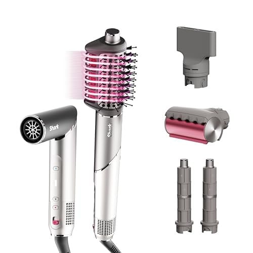 Shark FlexFusion Hair Dryer with Fusion Hair Brush and Ceramic Air Styler