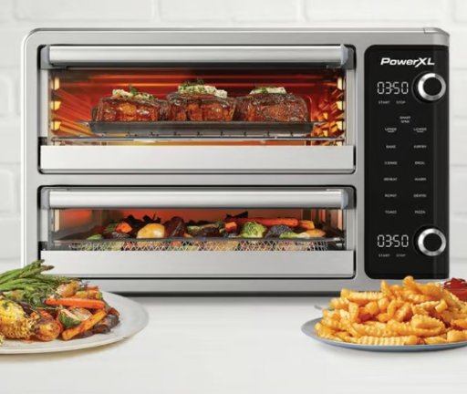 PowerXL Smartsynx 25 Quart Dual Door Air Fryer Oven