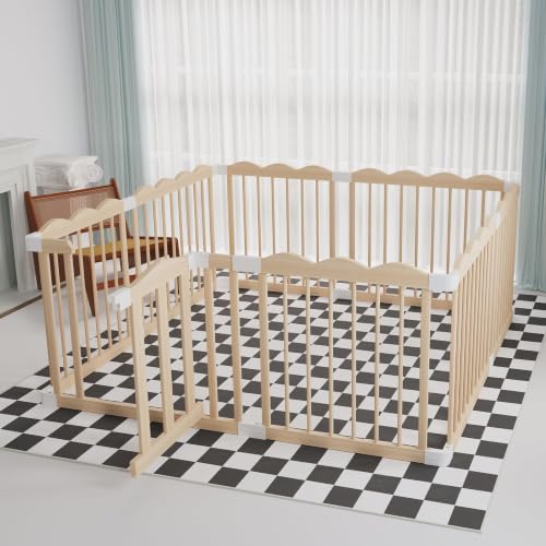 Wooden Baby Playpen 50x65x24in Deal