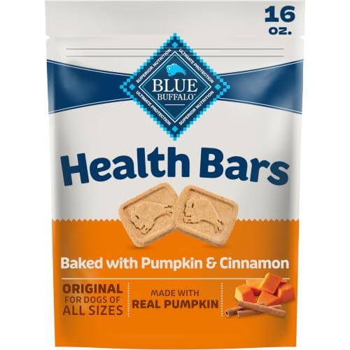 Blue Buffalo Health Bars Crunchy Dog Biscuits 16-Oz (Pumpkin & Cinnamon) Deal