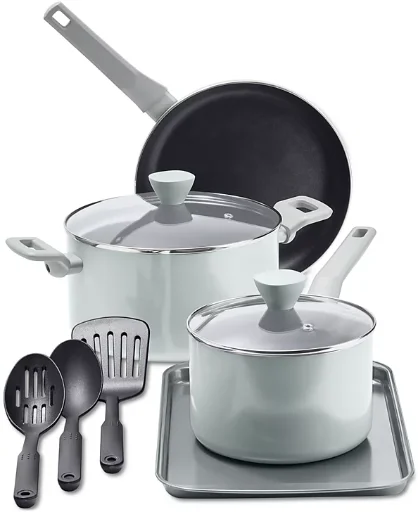 Arch Studio Aluminum Nonstick 9-Piece Cookware Set