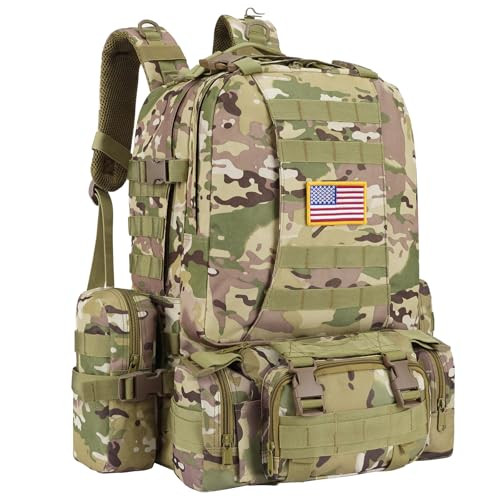GENILU 60L Tactical Military Backpack