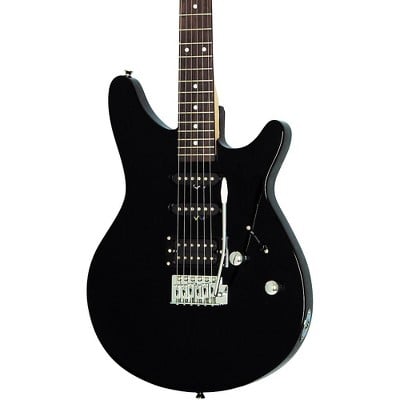 Rogue RR100 Rocketeer 6-String Electric Guitar (Black)
