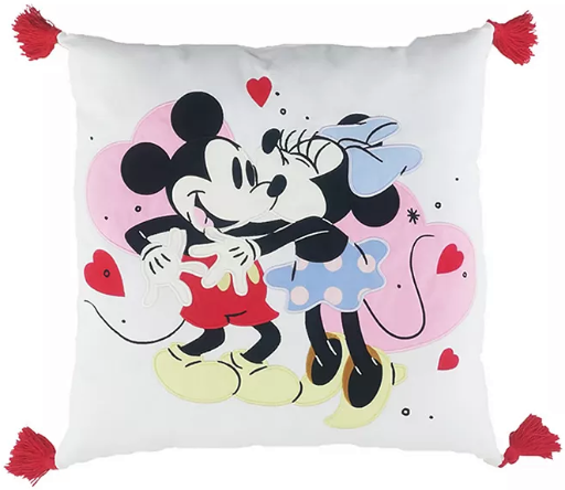 Celebrate Together Valentine's Day Disney's Mickey & Minnie Kiss Pillow