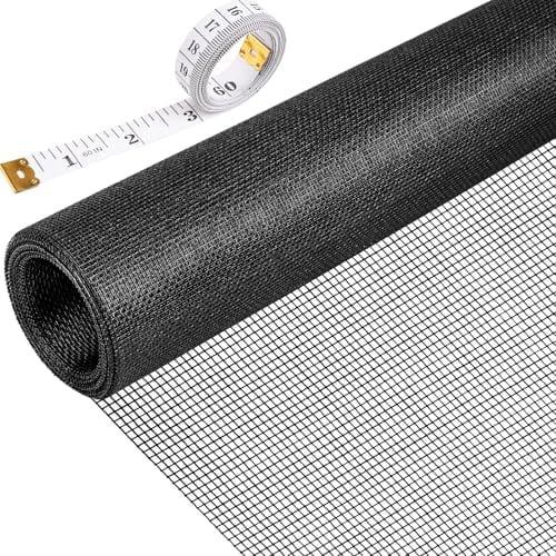 MEQHUO 48" x 102" Fiberglass Window Screen Replacement Mesh