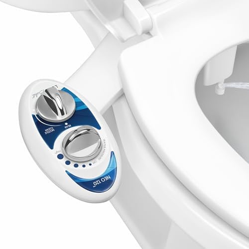 LUXE Bidet NEO 120 Single Nozzle Self-Cleaning Non-Electric Bidet Attachment