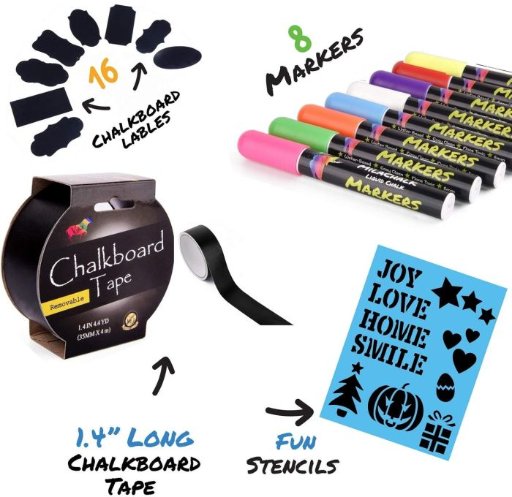 8pk Liquid Chalk Markers (IN APP EXCLUSIVE)