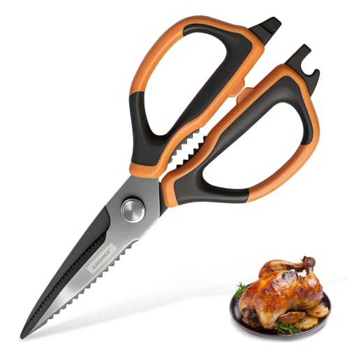 ANSHEE All Purpose Stainless Steel Kitchen Scissors & Food Shears
