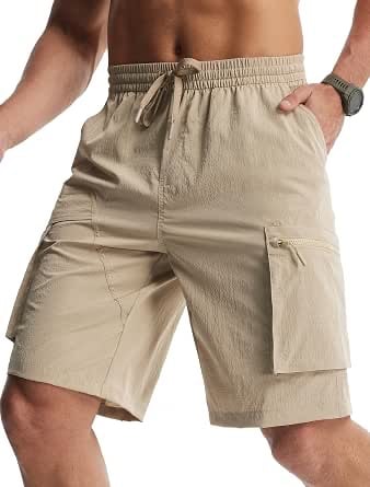 Libin Men's Quick Dry Lightweight Cargo Hiking Shorts Deal