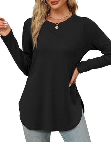 Womens Long Sleeve Tunic Tops Deal