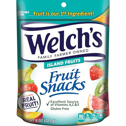 8-Oz Welch's Fruit Snacks (Island Fruits Snack Pack)