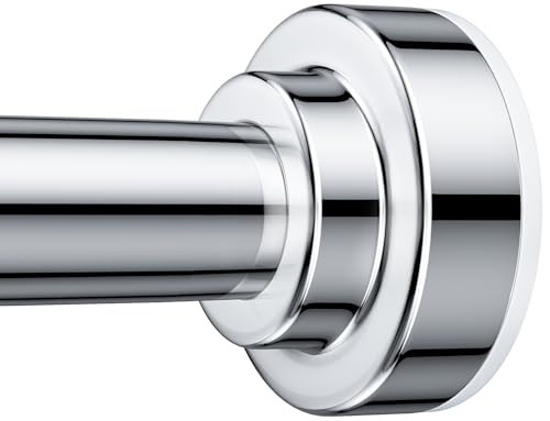 TEECK 32-80" Stainless Steel Shower Curtain Rod (Silver)