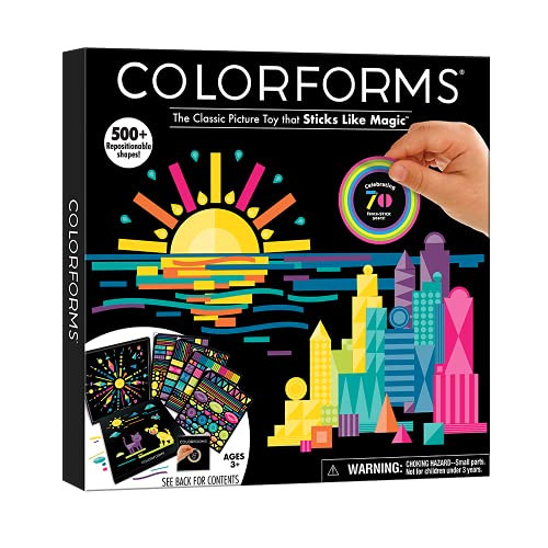 Colorforms 70th Anniversary Sticker Set w/ 500+ Repositionable Stickers