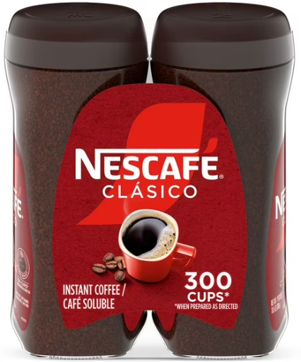 Nescafé Clasico Dark Roast Instant Coffee 21 oz