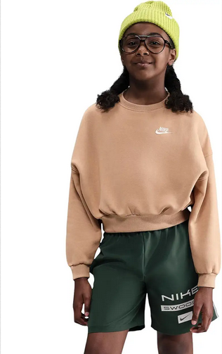 Nike Kids' Club Fleece Boxy Sweatshirt (2 Colors) Deal