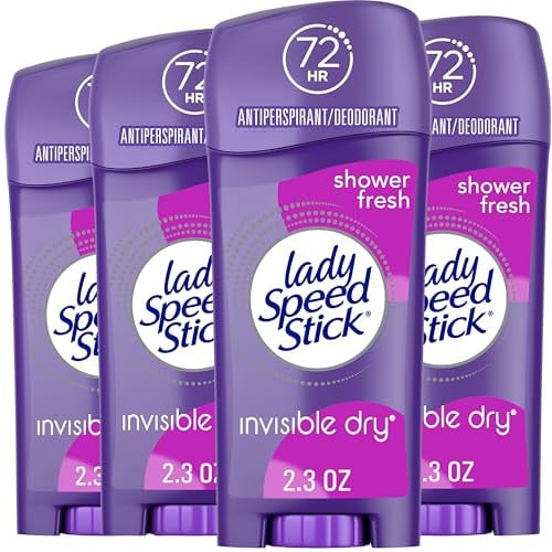 Lady Speed Stick Invisible Dry Antiperspirant Deodorant 4-Pack Deal