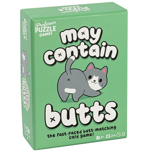Professor PUZZLE May Contain Butts Card Game Deal