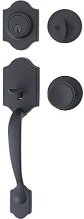 Amazon Basics Handleset with Tulip Knob (Single Cylinder) 6-Pack