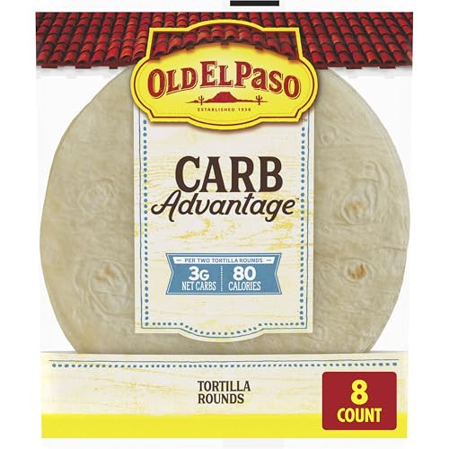 Old El Paso Carb Advantage Tortilla Rounds 8 Ct