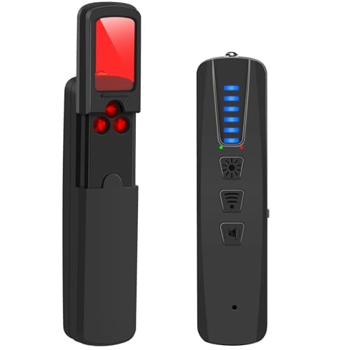 AI 7-in-1 Hidden Camera Detector with 4 Modes, Anti-Spy RF, GPS & Bug Detector