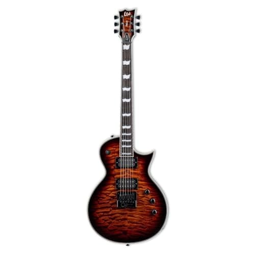 ESP LTD EC-1000 Evertune Dark Brown Sunburst over Quilted Maple