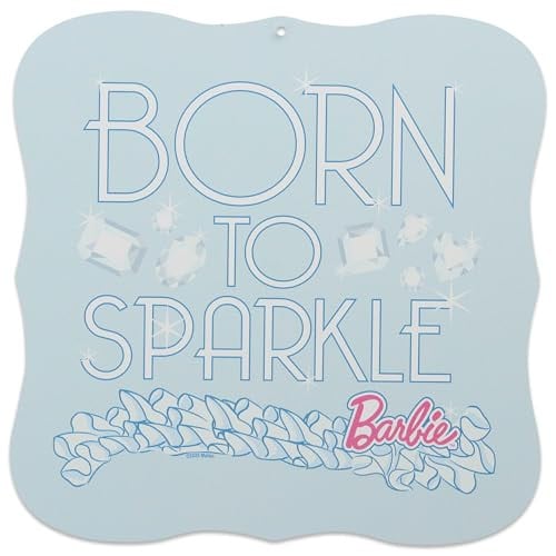 Mattel Barbie Born to Sparkle Metal Wall Decor 10.75"