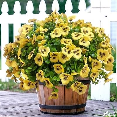 Artificial Outdoor Flowers 12-14-Piece