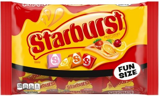 Starburst Original Fruit Chews Candy Fun Size 10.58 oz Bag