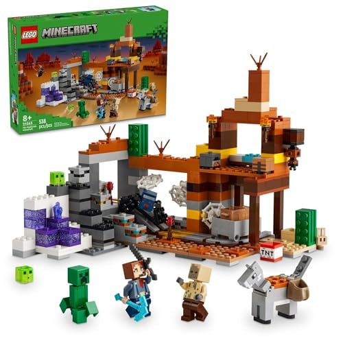 LEGO Minecraft: Minifig-scale - The Badlands Mineshaft (21263, 538-Piece)