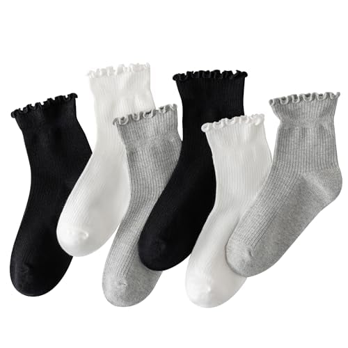 Women’s Ruffle Socks 6 Pairs Deal