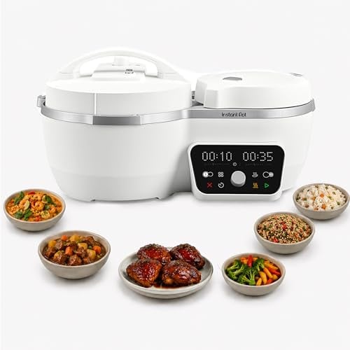 Instant Pot Dual Action 8-in-1 Multi-Cooker 4Qt Pressure Cooker & 2Qt Rice Cooker