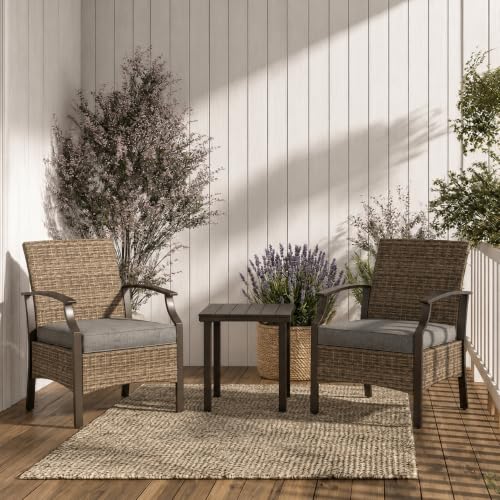 Grand patio 3 Pieces Outdoor Furniture Set (Grey) Deal