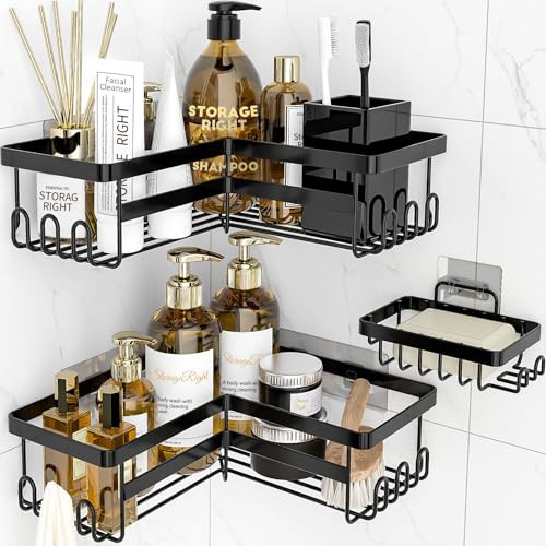 StorageRight Corner Shower Caddy 3-Pack