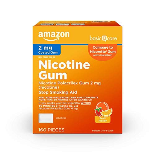 Basic Care Nicotine Polacrilex Gum 2mg 170-Count Deal