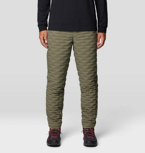 Mountain Hardwear Men's Stretchdown Light Pant Stone Green
