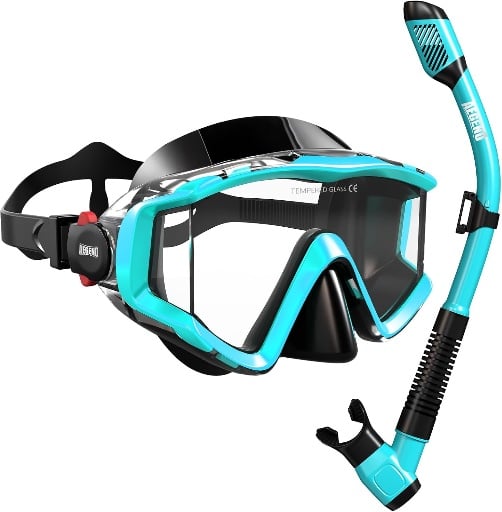 Aegend Snorkeling Gear with Travel Mesh Bag Deal