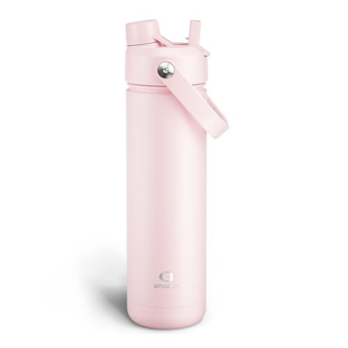ENCOOL Water Bottle with Straw