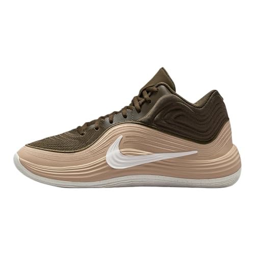 Nike Men's Precision 8 Mid Basketball Shoes, Dark Hazel/Sail-Linen-Sail Deal
