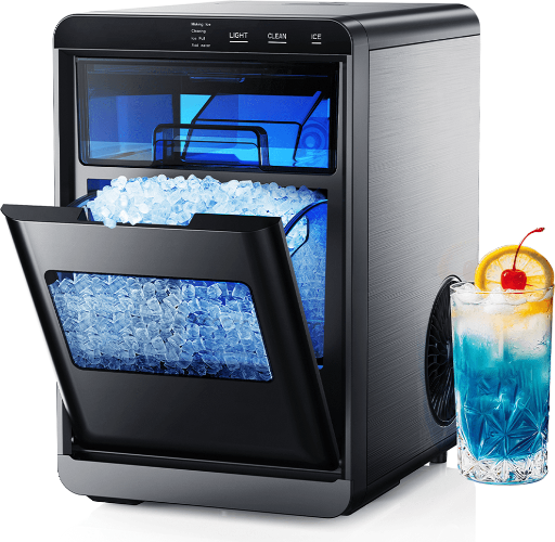 Simzlife Nugget Ice Maker Countertop 44.9lbs per Day Deal